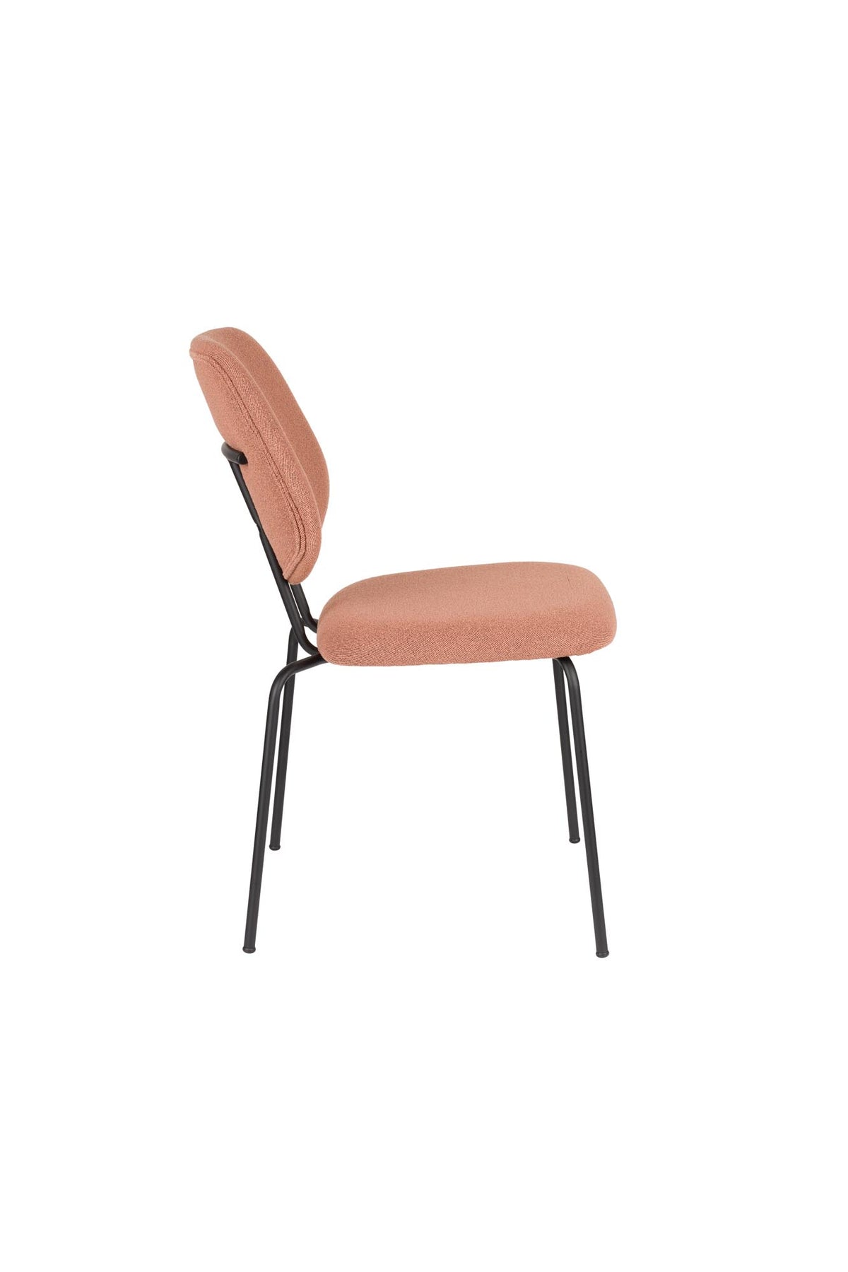 Stuhl Zelo in Rosa präsentiert im Onlineshop von KAQTU Design AG. Stuhl ist von White Label Living