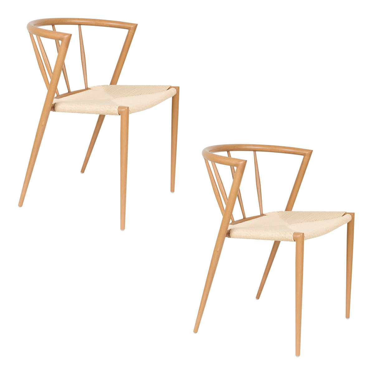 Stuhl Che in Braun präsentiert im Onlineshop von KAQTU Design AG. Schalenstuhl ist von White Label Living