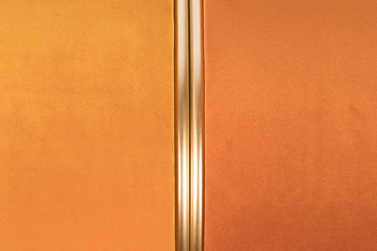 Hocker BUBBLY in Orange präsentiert im Onlineshop von KAQTU Design AG. Pouf ist von White Label Living