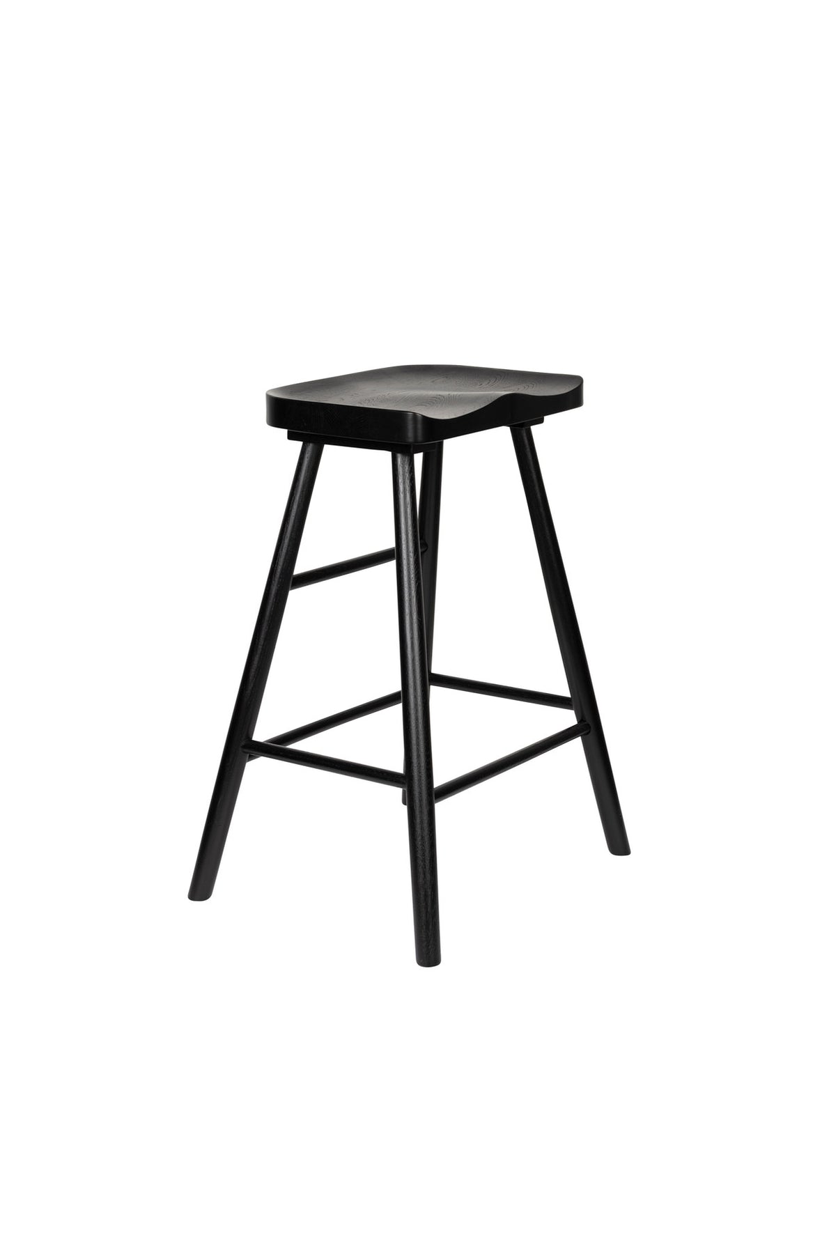Barstuhl VANDER in Schwarz präsentiert im Onlineshop von KAQTU Design AG. Barhocker ist von White Label Living