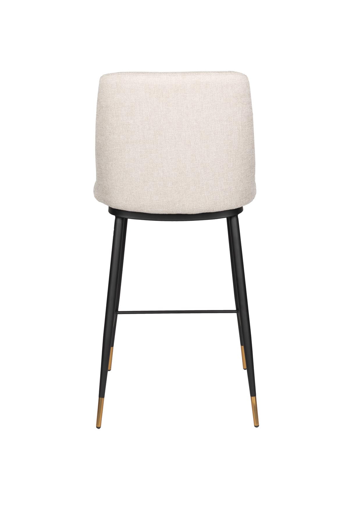 Barstuhl LIONEL in Beige präsentiert im Onlineshop von KAQTU Design AG. Barstuhl ist von White Label Living