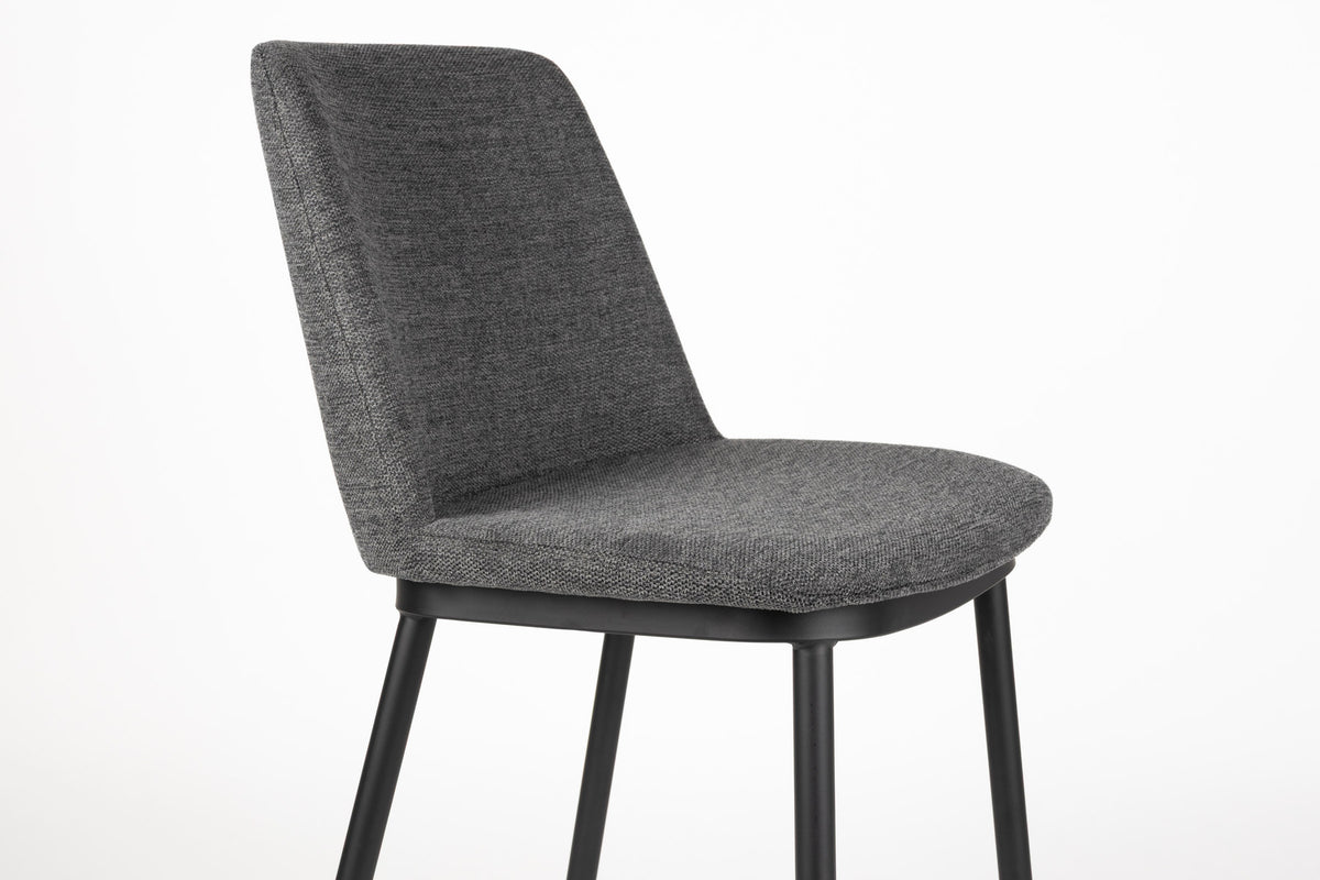 Barstuhl LIONEL in Grau präsentiert im Onlineshop von KAQTU Design AG. Barstuhl ist von White Label Living