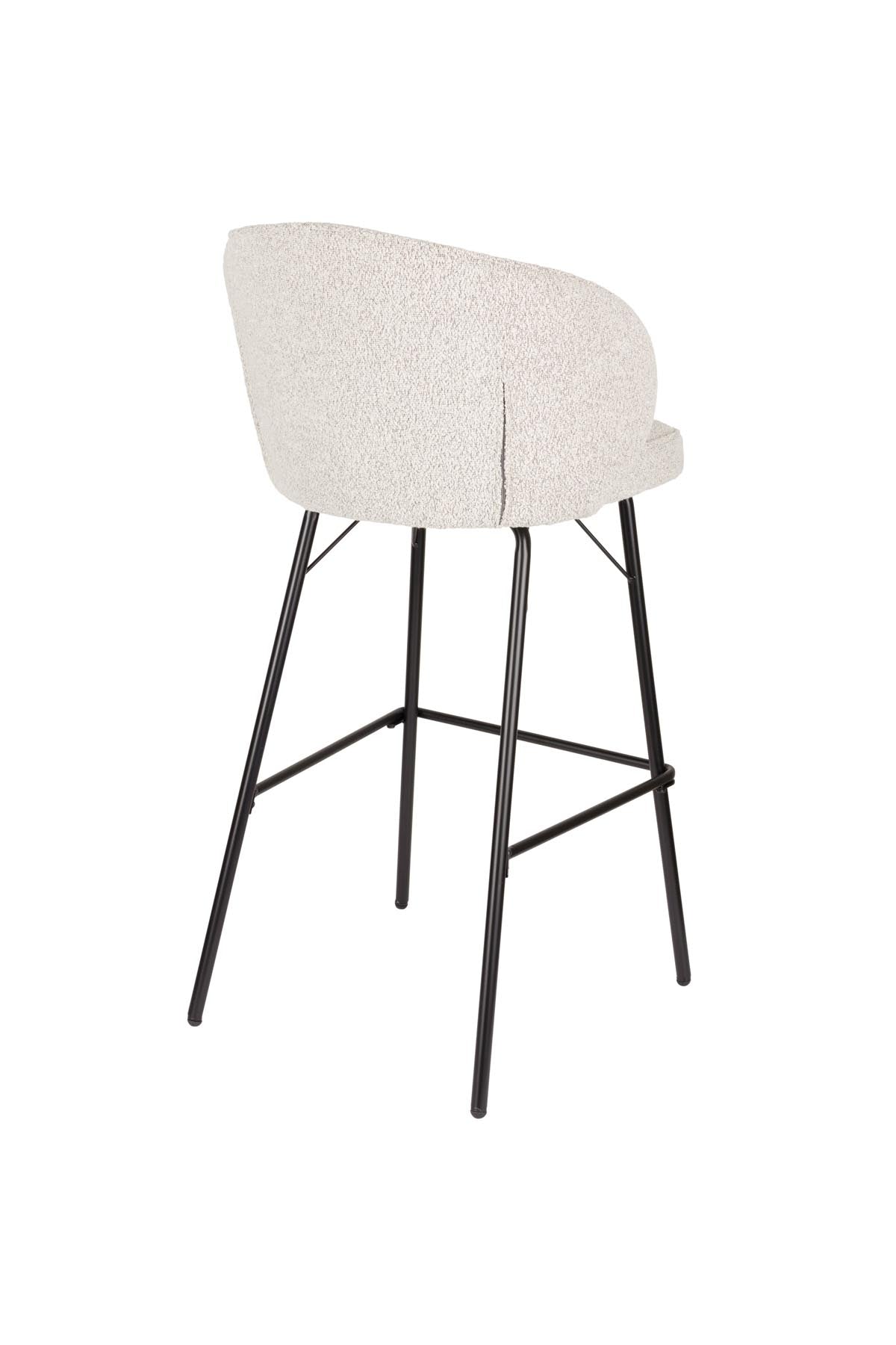 Barhocker Joa Beige in beige präsentiert im Onlineshop von KAQTU Design AG. Barstuhl ist von White Label Living