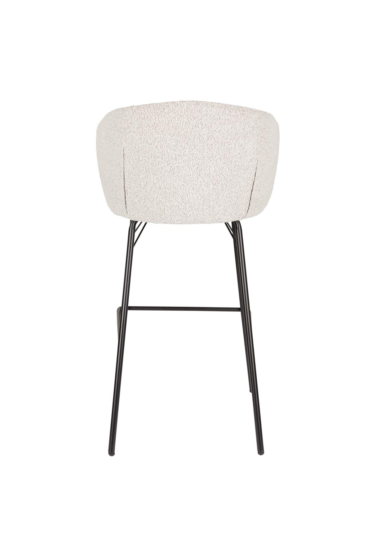 Barhocker Joa Beige in beige präsentiert im Onlineshop von KAQTU Design AG. Barstuhl ist von White Label Living