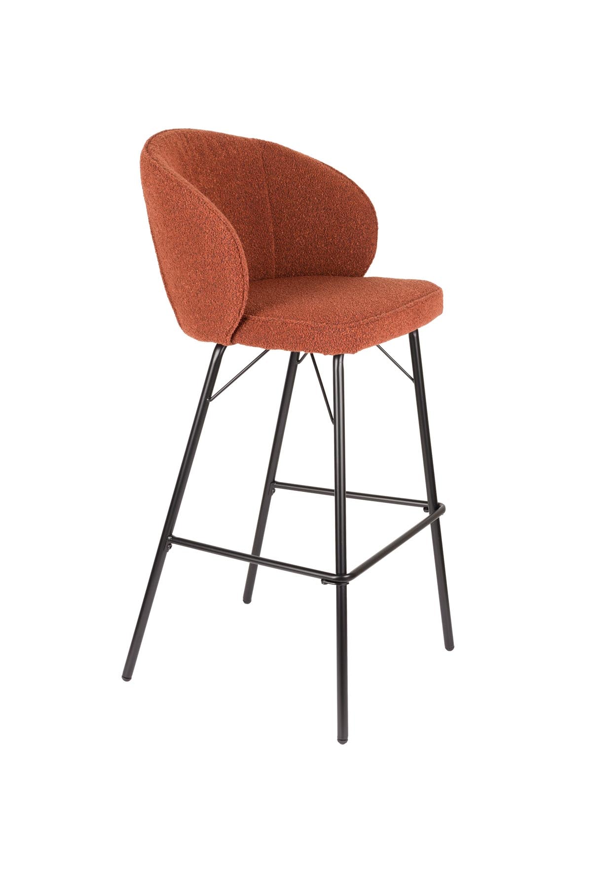 Barhocker Joa Terra in Braun präsentiert im Onlineshop von KAQTU Design AG. Barstuhl ist von White Label Living