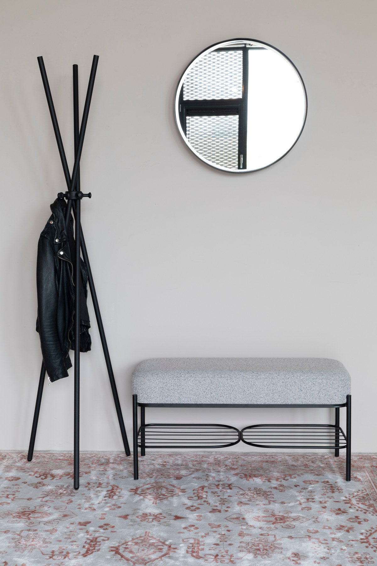 Bank MILOU in Grau präsentiert im Onlineshop von KAQTU Design AG. Sitzbank ist von White Label Living