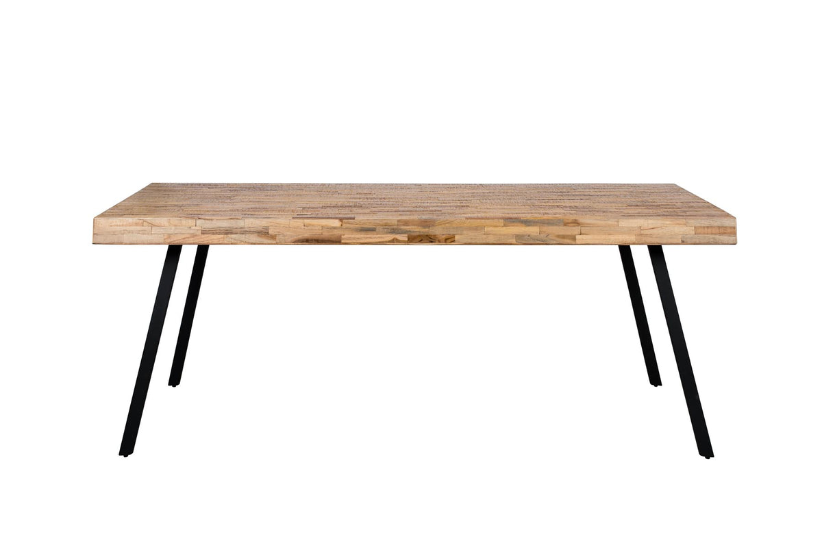 Tisch Suri in Braun präsentiert im Onlineshop von KAQTU Design AG. Esstisch ist von White Label Living