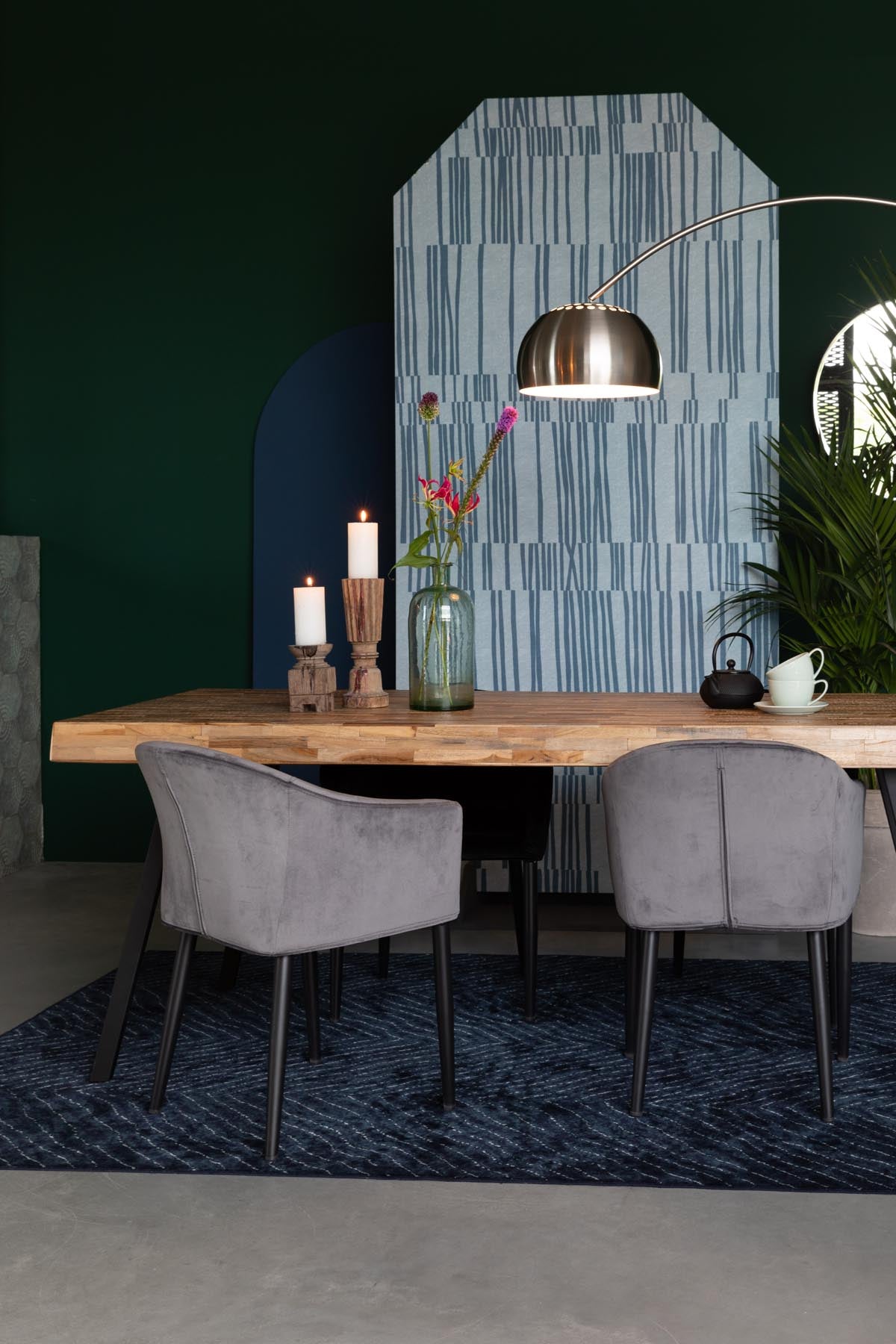 Tisch Suri in Braun präsentiert im Onlineshop von KAQTU Design AG. Esstisch ist von White Label Living