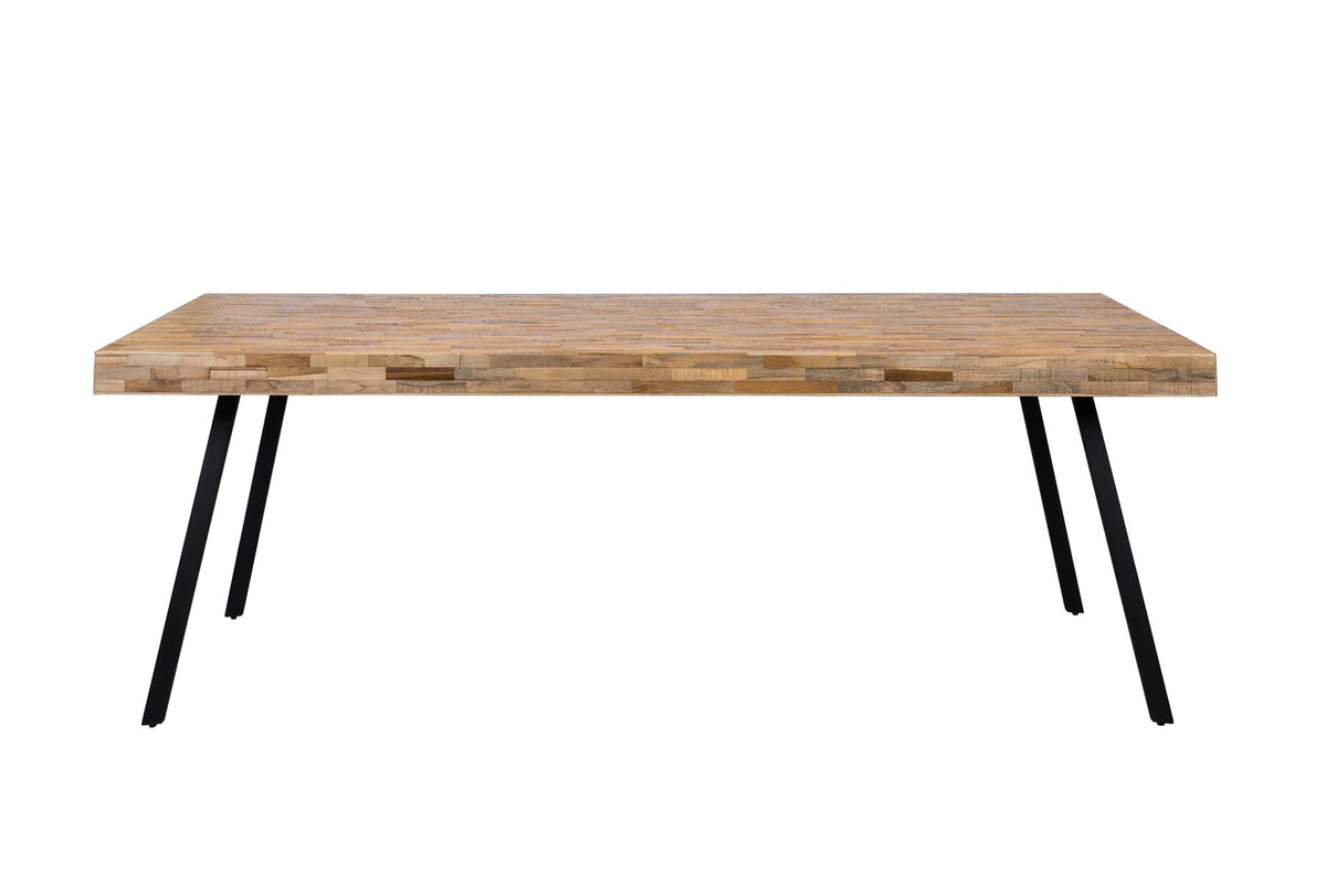 Tisch Suri in Braun präsentiert im Onlineshop von KAQTU Design AG. Esstisch ist von White Label Living