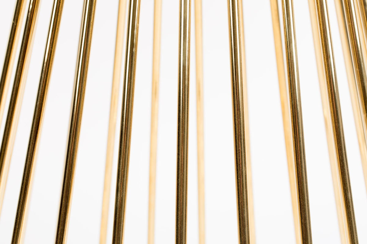 Tisch FLORIS in Grau/Gold präsentiert im Onlineshop von KAQTU Design AG. Esstisch ist von White Label Living