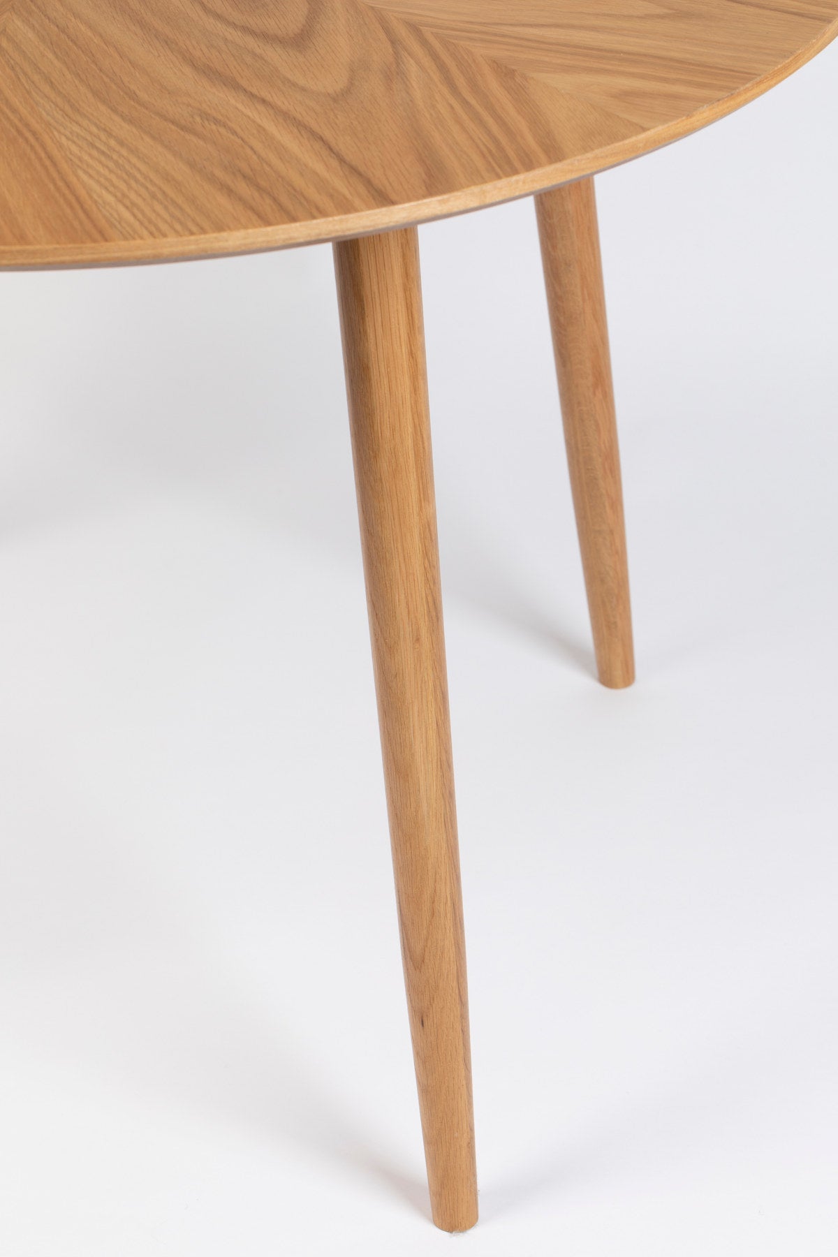 Tisch Fabio rund in Natur präsentiert im Onlineshop von KAQTU Design AG. Esstisch ist von White Label Living