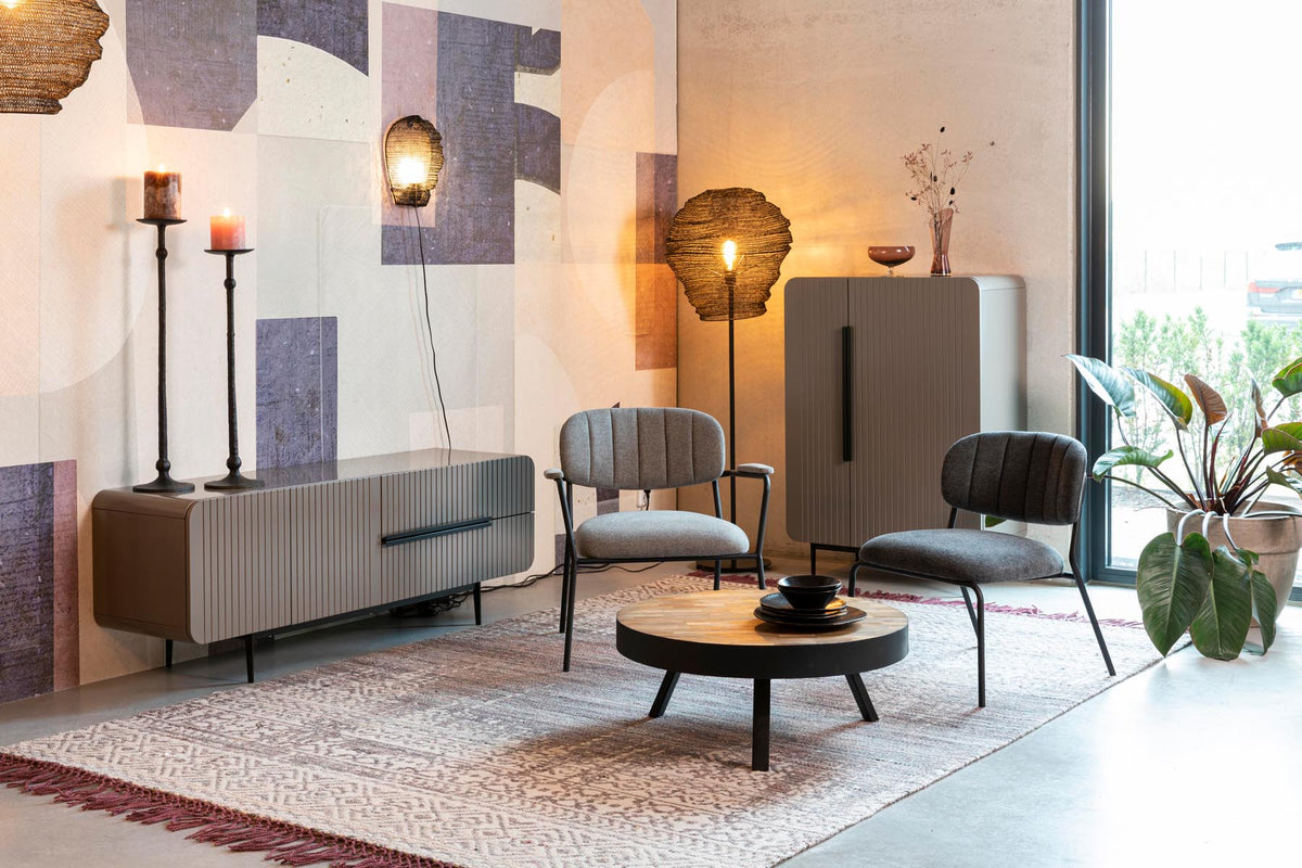 Beistelltisch SURI in Braun präsentiert im Onlineshop von KAQTU Design AG. Couchtisch ist von White Label Living