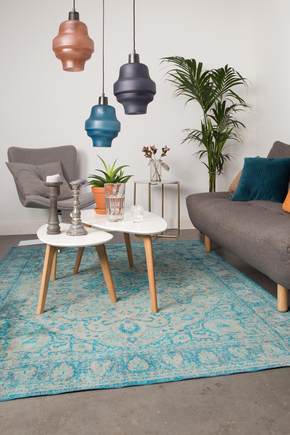 Beistelltisch Drop 2er Set in Weiss präsentiert im Onlineshop von KAQTU Design AG. Couchtisch ist von White Label Living