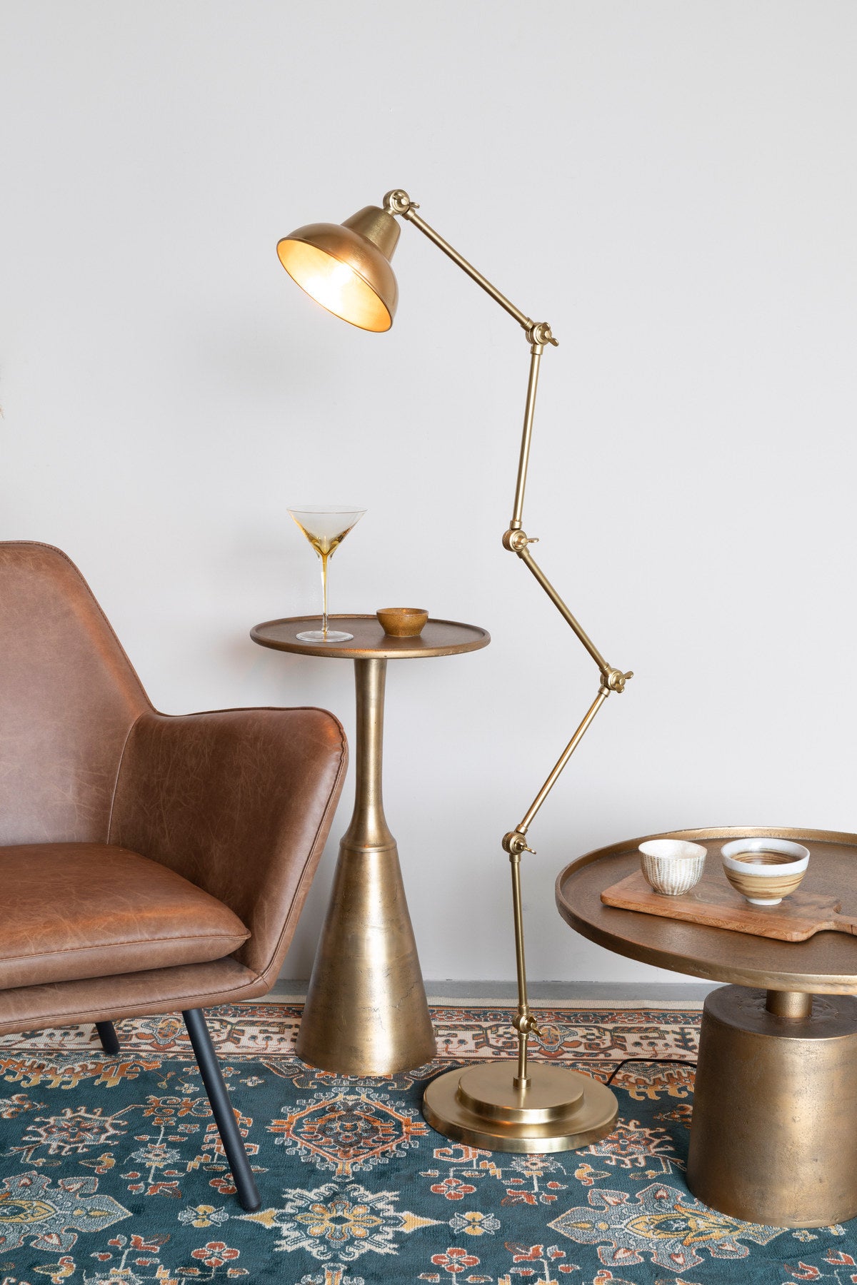 Beistelltisch MASON in Kupfer präsentiert im Onlineshop von KAQTU Design AG. Couchtisch ist von White Label Living