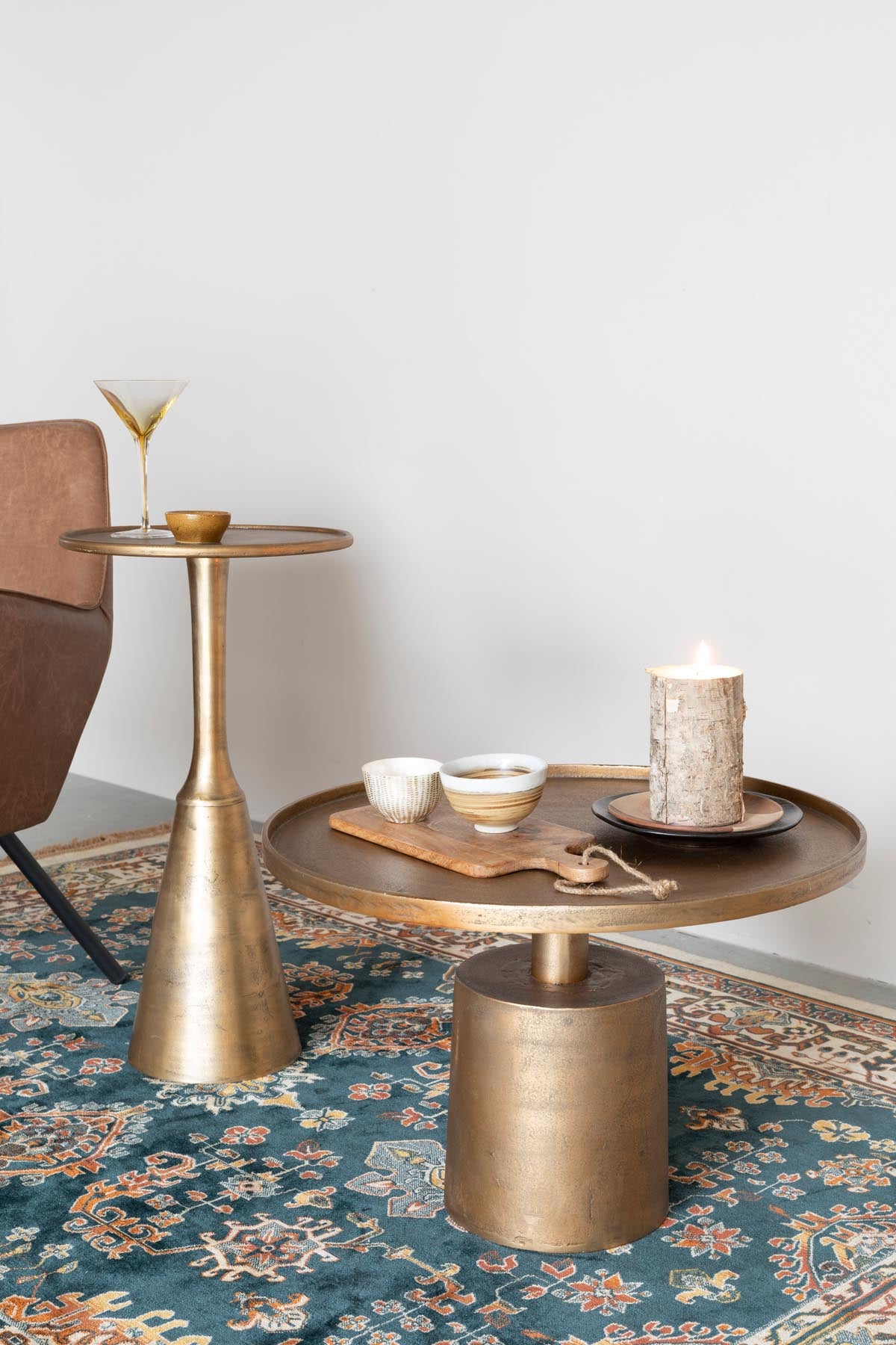 Beistelltisch MASON in Kupfer präsentiert im Onlineshop von KAQTU Design AG. Couchtisch ist von White Label Living