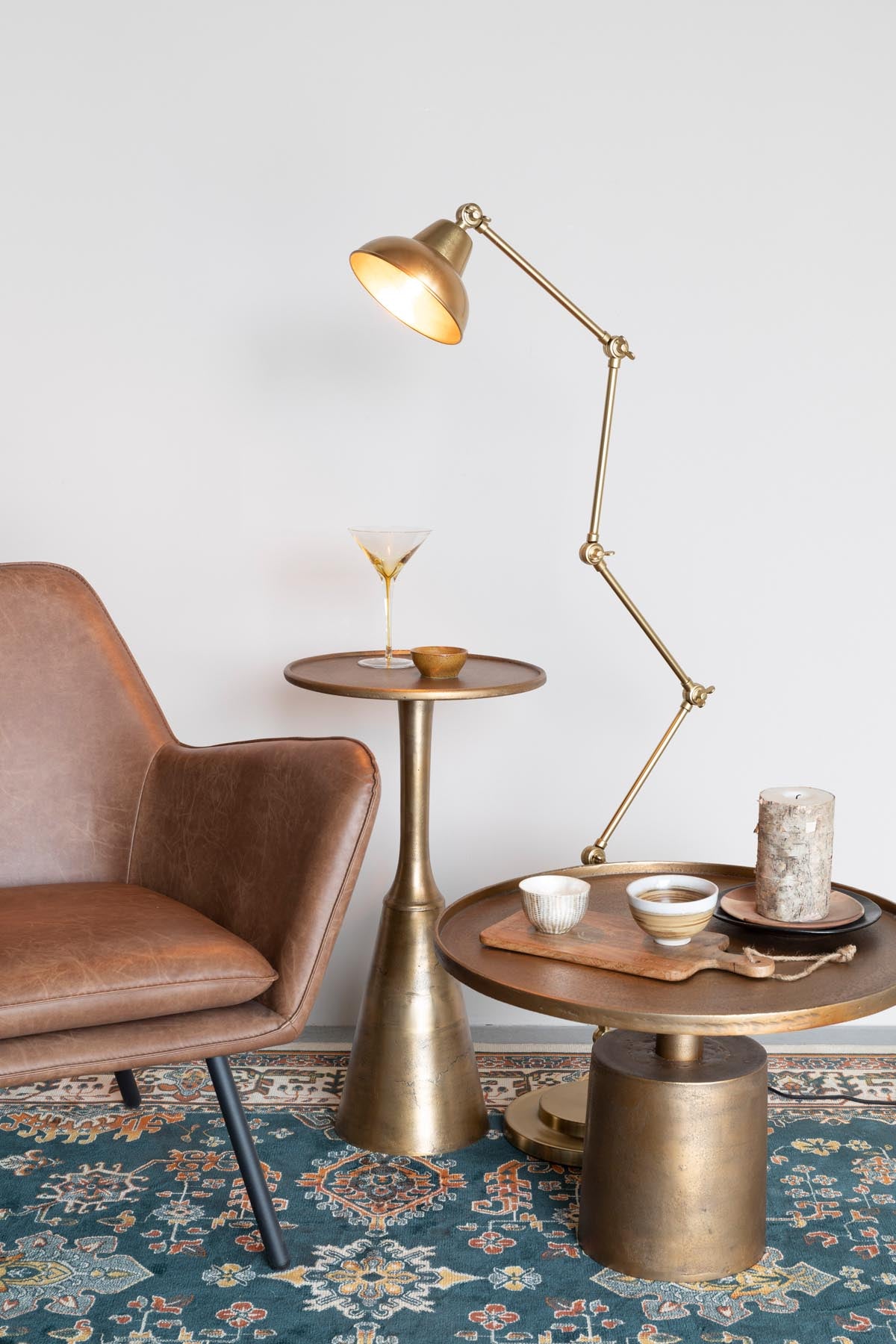Beistelltisch MASON in Kupfer präsentiert im Onlineshop von KAQTU Design AG. Couchtisch ist von White Label Living