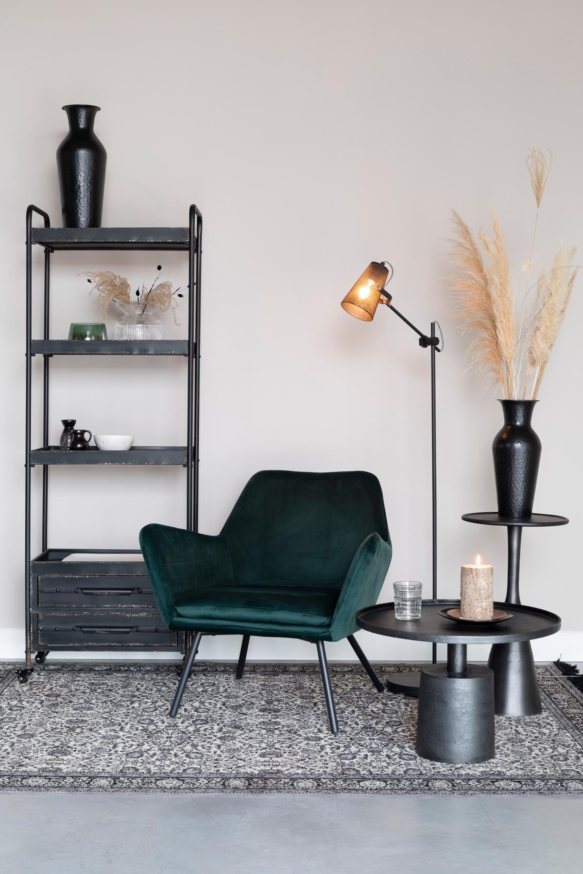 Beistelltisch MASON in Schwarz präsentiert im Onlineshop von KAQTU Design AG. Couchtisch ist von White Label Living