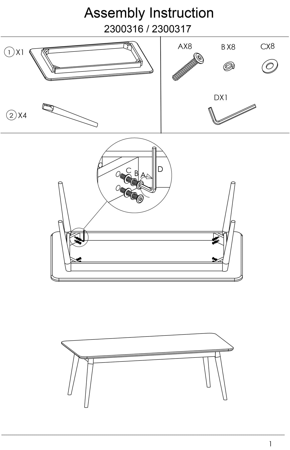 Beistelltisch Fabio in Schwarz präsentiert im Onlineshop von KAQTU Design AG. Couchtisch ist von White Label Living