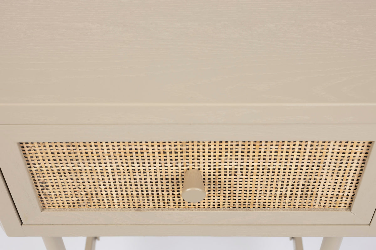 Beistelltisch AMAYA in beige präsentiert im Onlineshop von KAQTU Design AG. Beistelltisch ist von White Label Living