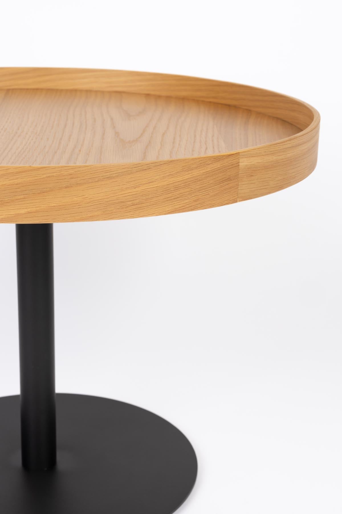 Beistelltisch Yuri Oak M in Braun präsentiert im Onlineshop von KAQTU Design AG. Couchtisch ist von White Label Living