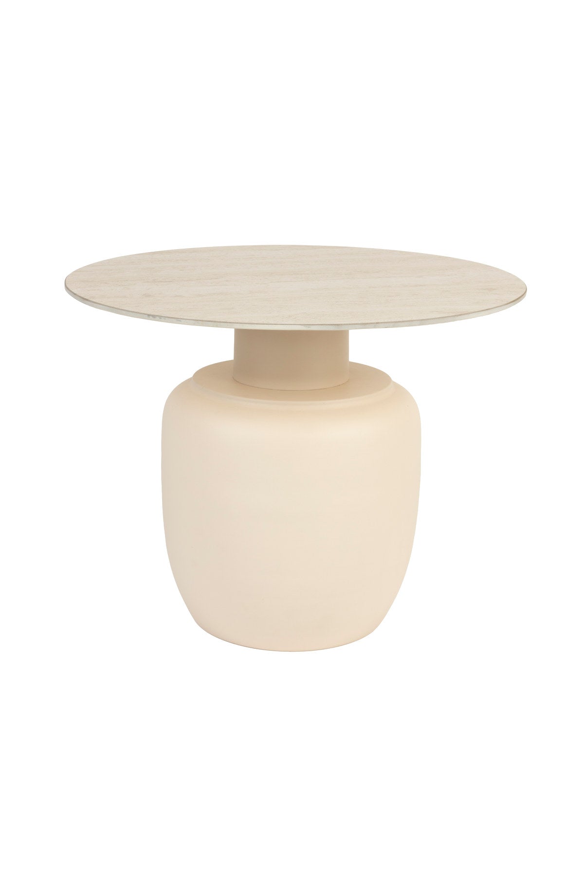 Karula Beistelltisch hoch in beige präsentiert im Onlineshop von KAQTU Design AG. Couchtisch ist von White Label Living