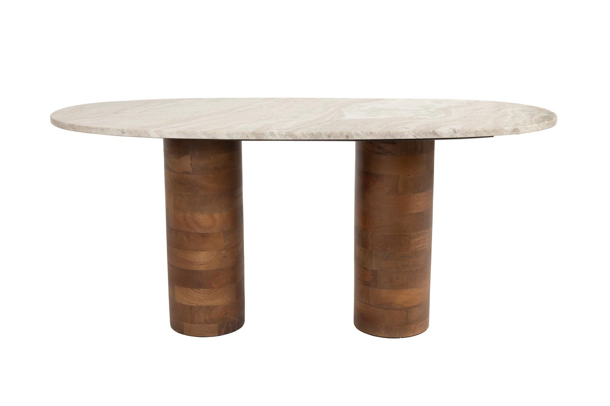 Couchtisch Kouk in Braun präsentiert im Onlineshop von KAQTU Design AG. Couchtisch ist von White Label Living