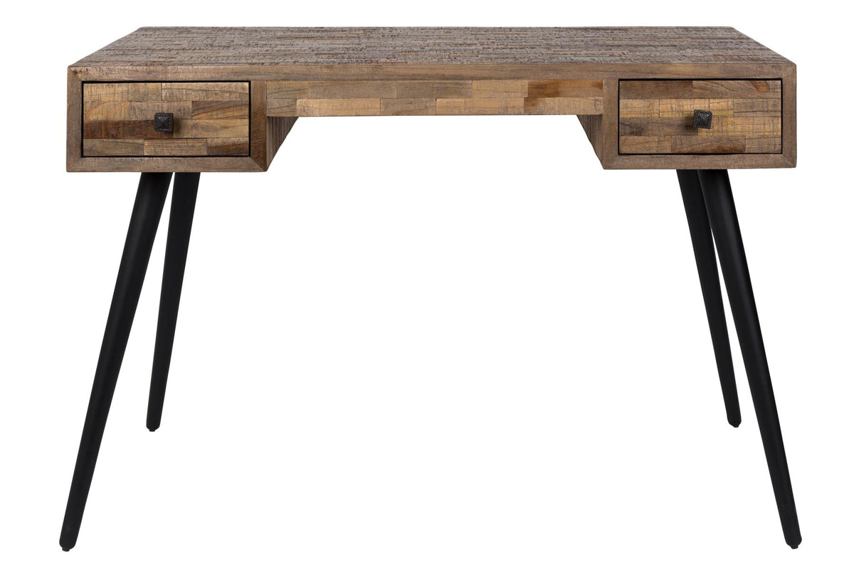 Schreibtisch LEO in Braun präsentiert im Onlineshop von KAQTU Design AG. Schreibtisch ist von White Label Living