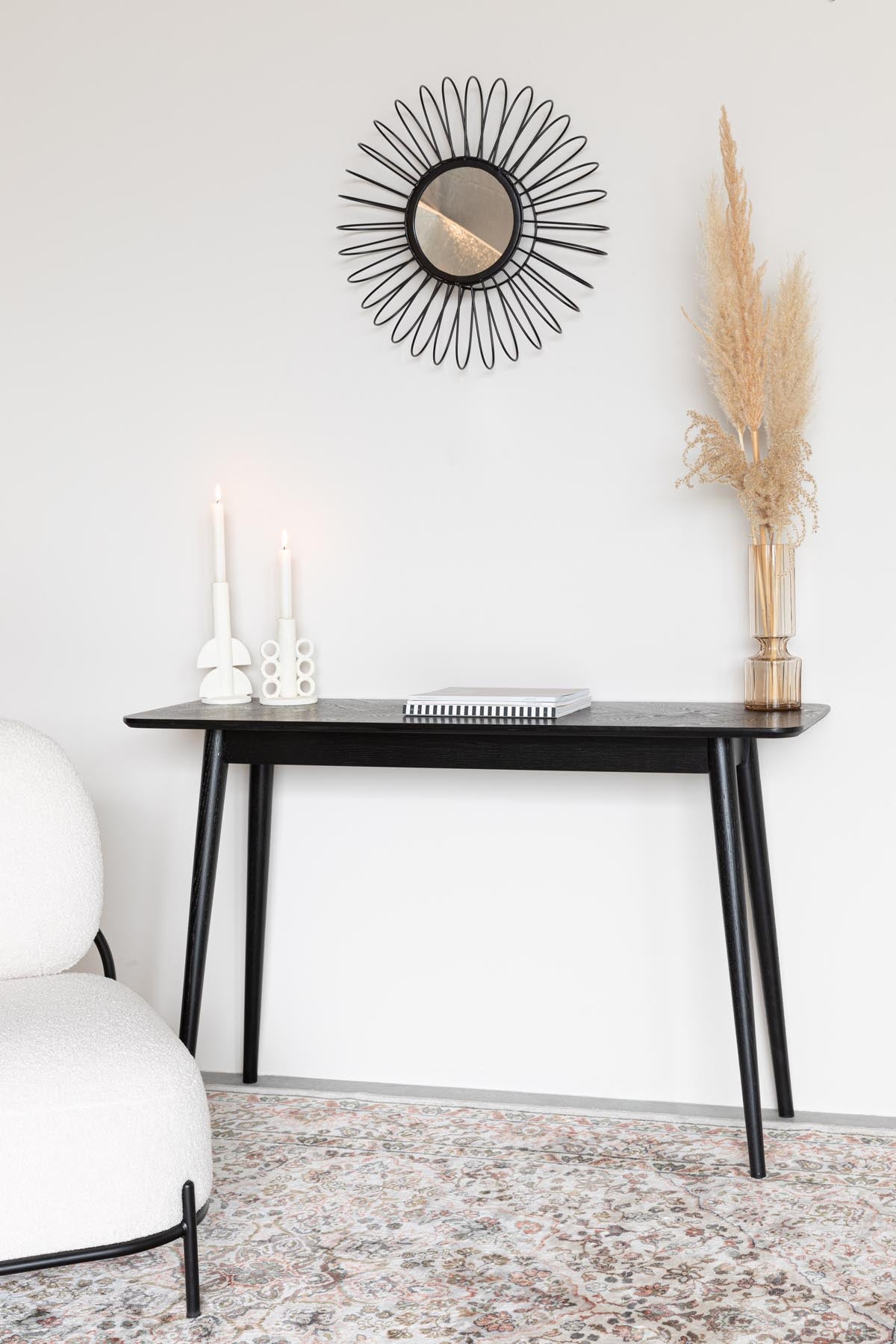 Konsolentisch Fabio in Schwarz präsentiert im Onlineshop von KAQTU Design AG. Konsolentisch ist von White Label Living