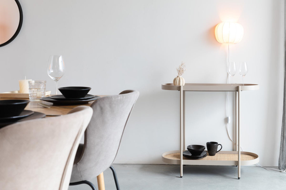 Konsolentisch AMAYA in beige präsentiert im Onlineshop von KAQTU Design AG. Konsolentisch ist von White Label Living