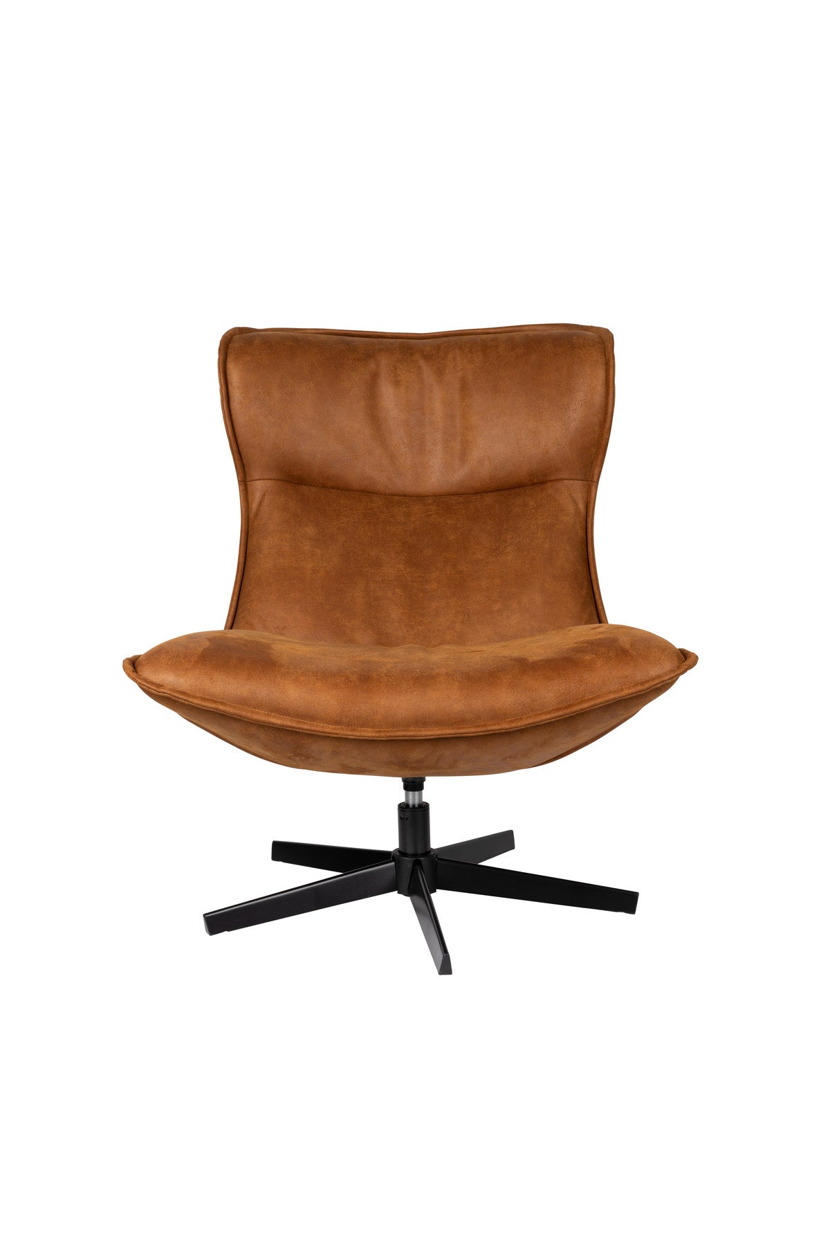Loungesessel JOHN in Braun/Schwarz präsentiert im Onlineshop von KAQTU Design AG. Sessel ist von White Label Living
