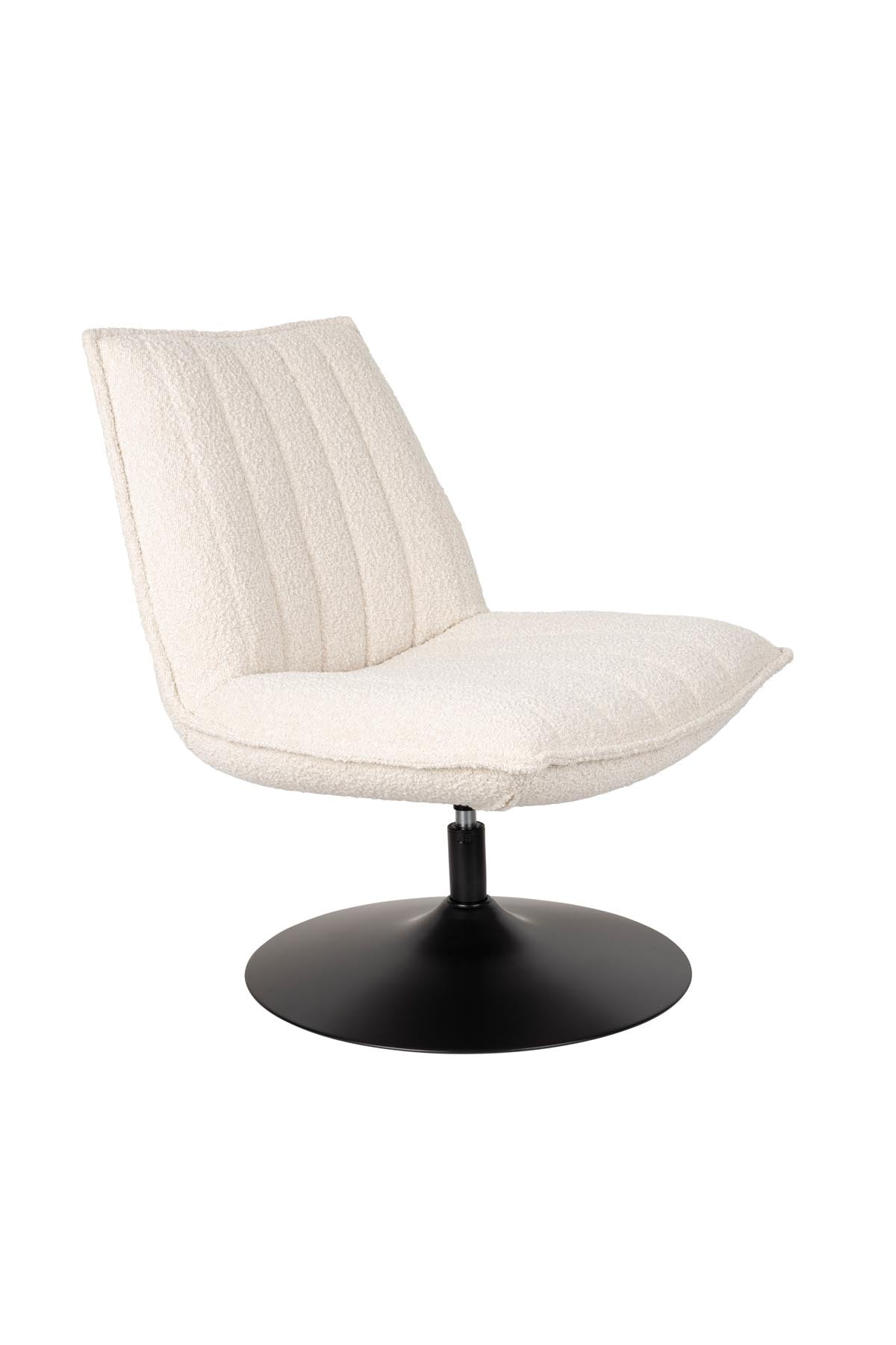 Loungesessel JAX in Weiss präsentiert im Onlineshop von KAQTU Design AG. Sessel ist von White Label Living