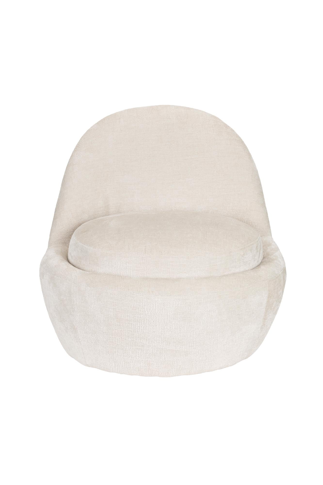 Eleganter Nash Sessel von White Label Living, modern und komfortabel, perfekt für stilvolle und gemütliche Wohnräume.