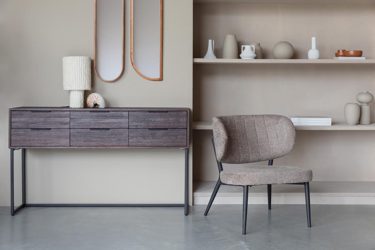 Webster Schrank L in Braun präsentiert im Onlineshop von KAQTU Design AG. Cabinet ist von White Label Living