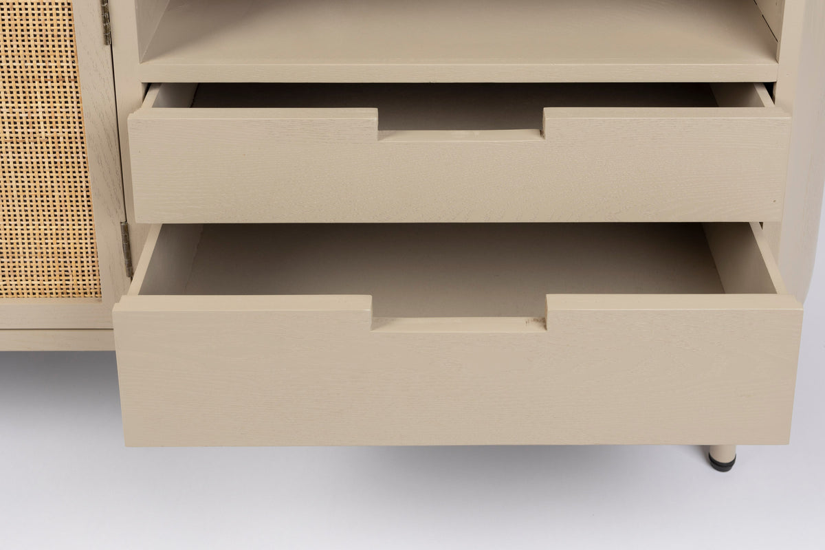 Sideboard Amaya in beige präsentiert im Onlineshop von KAQTU Design AG. Sideboard ist von White Label Living
