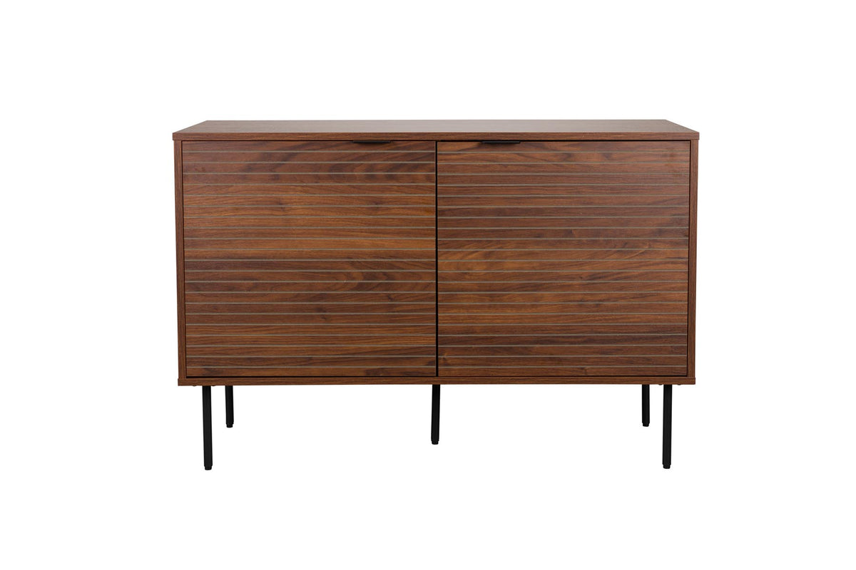 Sideboard Streifen Hoch in Braun präsentiert im Onlineshop von KAQTU Design AG. High-Sideboard ist von White Label Living