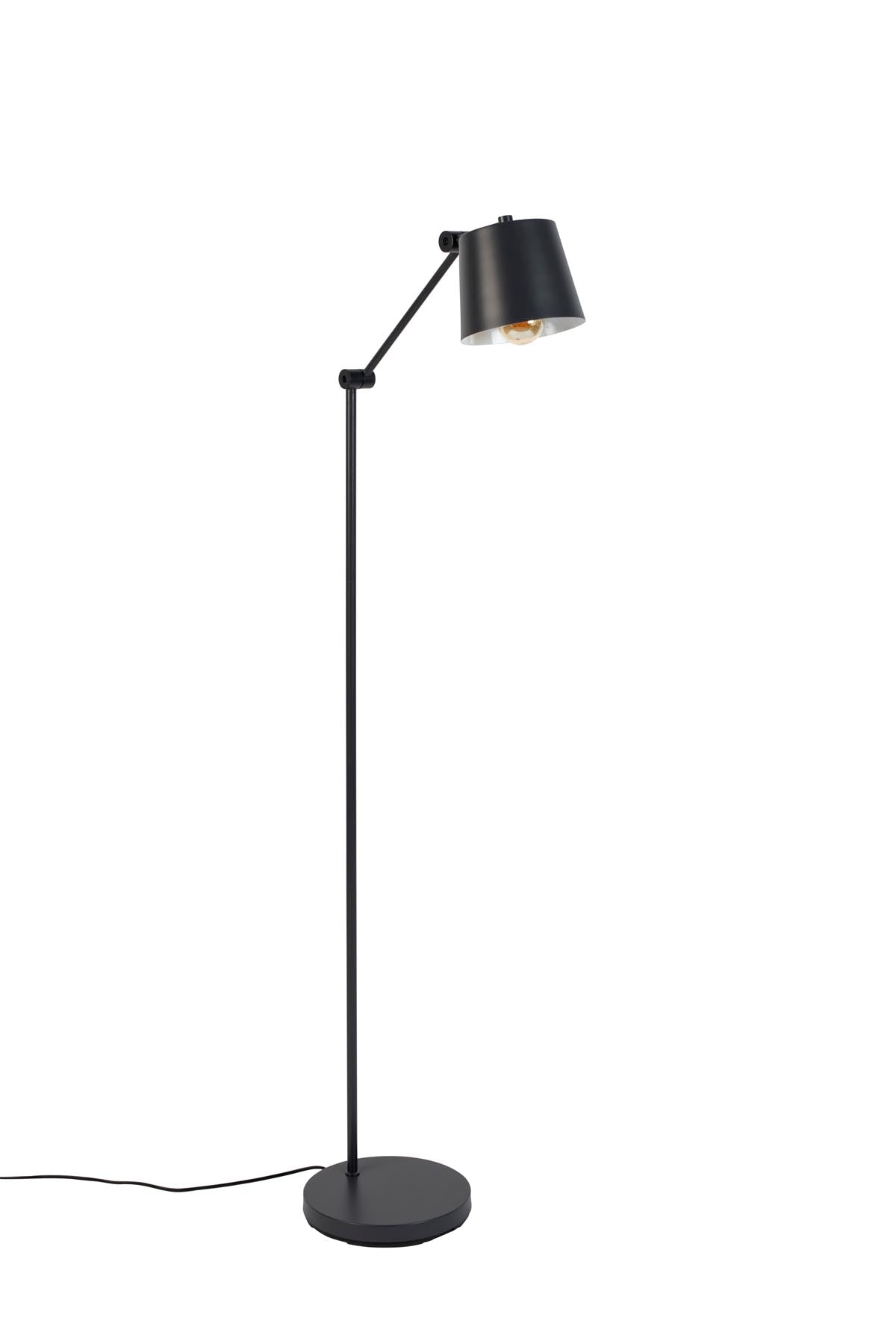 Stehleuchte HAJO in Grau präsentiert im Onlineshop von KAQTU Design AG. Stehleuchte ist von White Label Living