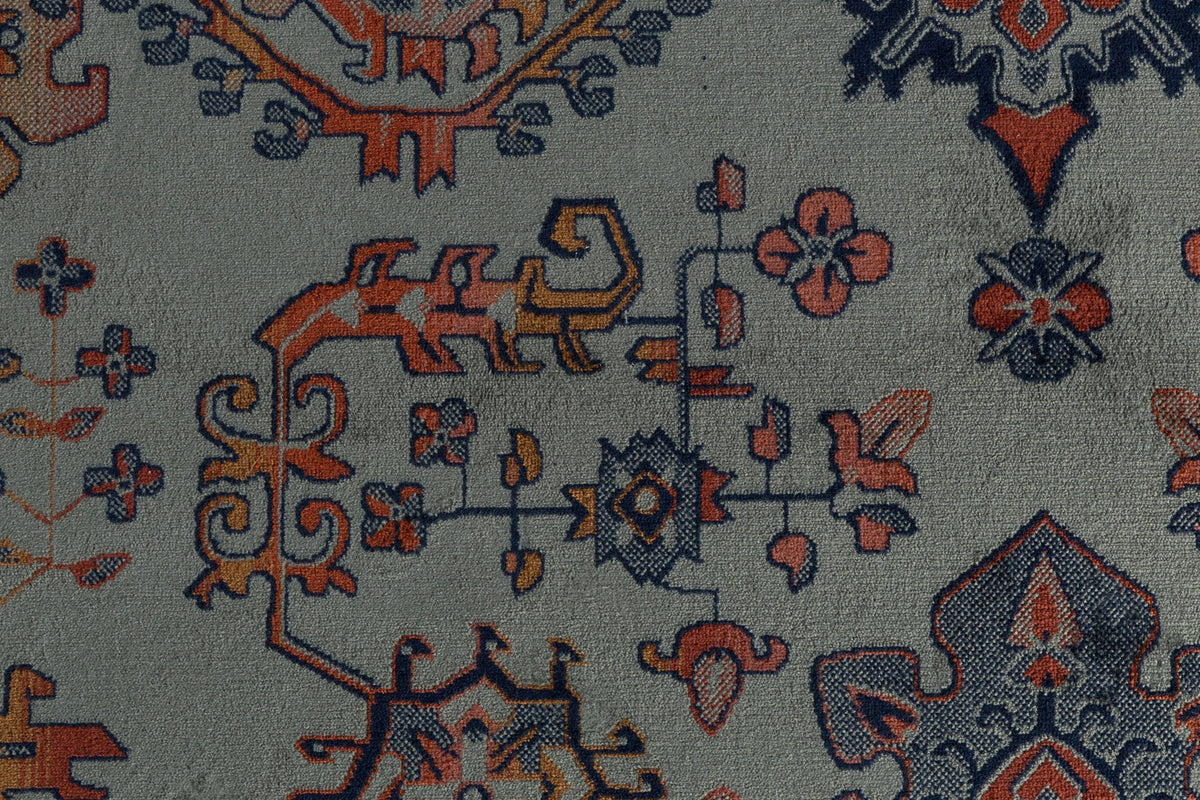Teppich Raz in Grün präsentiert im Onlineshop von KAQTU Design AG. Teppich ist von White Label Living