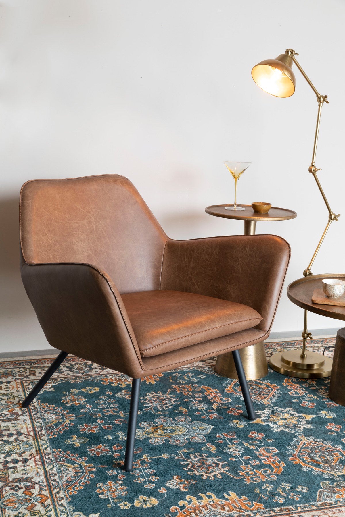 Teppich Raz in Kamel präsentiert im Onlineshop von KAQTU Design AG. Teppich ist von White Label Living