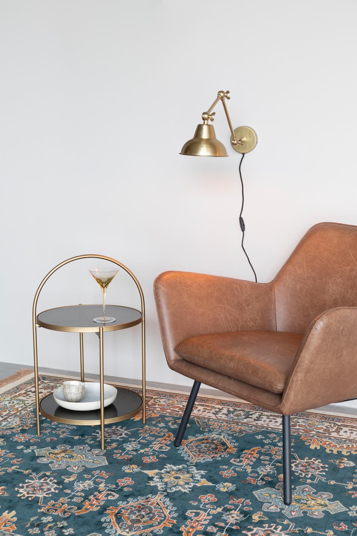 Teppich Raz in Kamel präsentiert im Onlineshop von KAQTU Design AG. Teppich ist von White Label Living