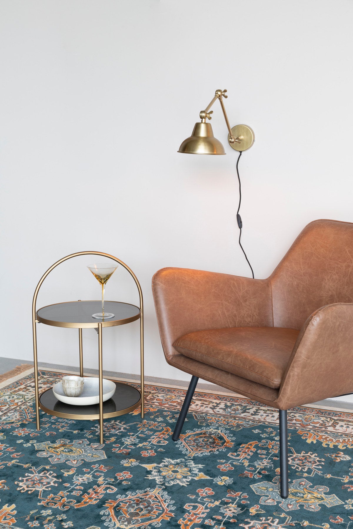 Teppich Raz in Kamel präsentiert im Onlineshop von KAQTU Design AG. Teppich ist von White Label Living