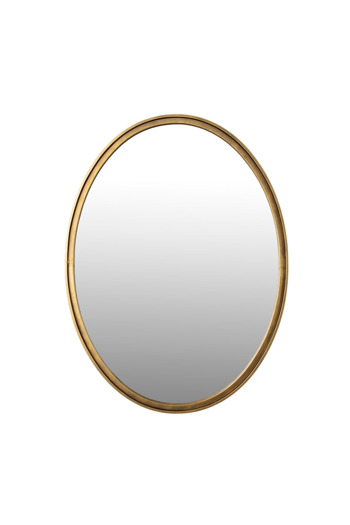 Spiegel MATZ OVAL in Gold präsentiert im Onlineshop von KAQTU Design AG. Wandspiegel ist von White Label Living