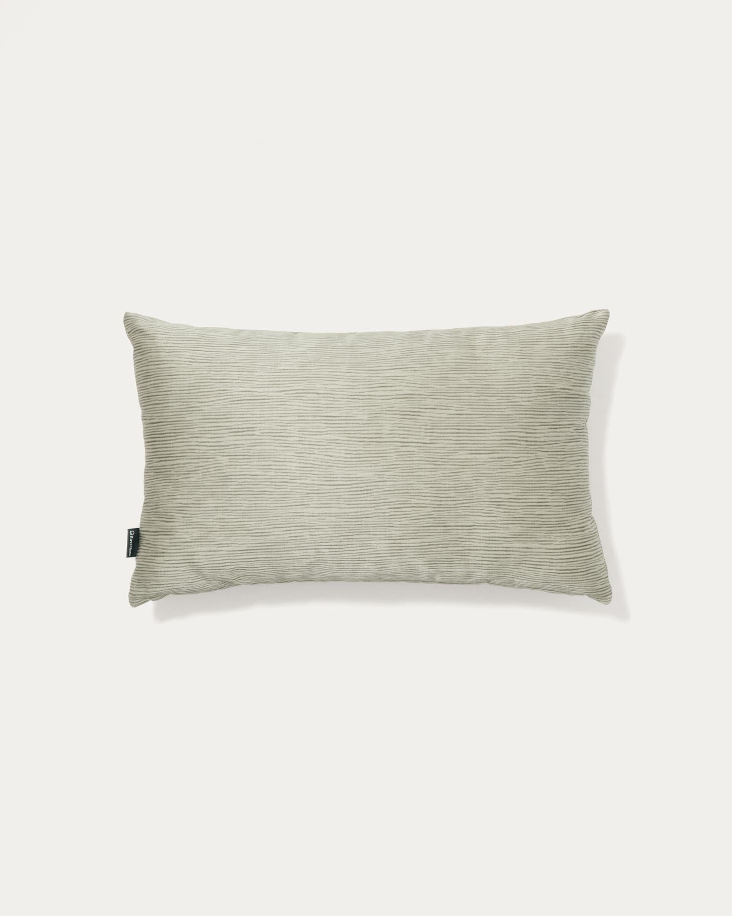 Kissenbezug Mirca Struktur grün 50 x 30 cm in Grün präsentiert im Onlineshop von KAQTU Design AG. Deko Kissenbezug ist von Kave Home