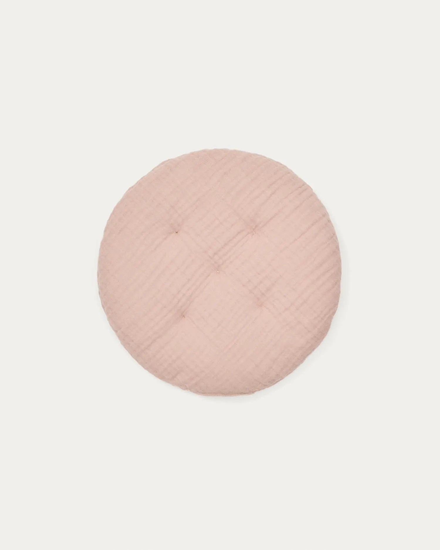 Kissen Laily, Ø30 cm, aus 100% Bio-Baumwolle in Rosa von Kave Home – nachhaltig, elegant und perfekt für Ihr Zuhause.