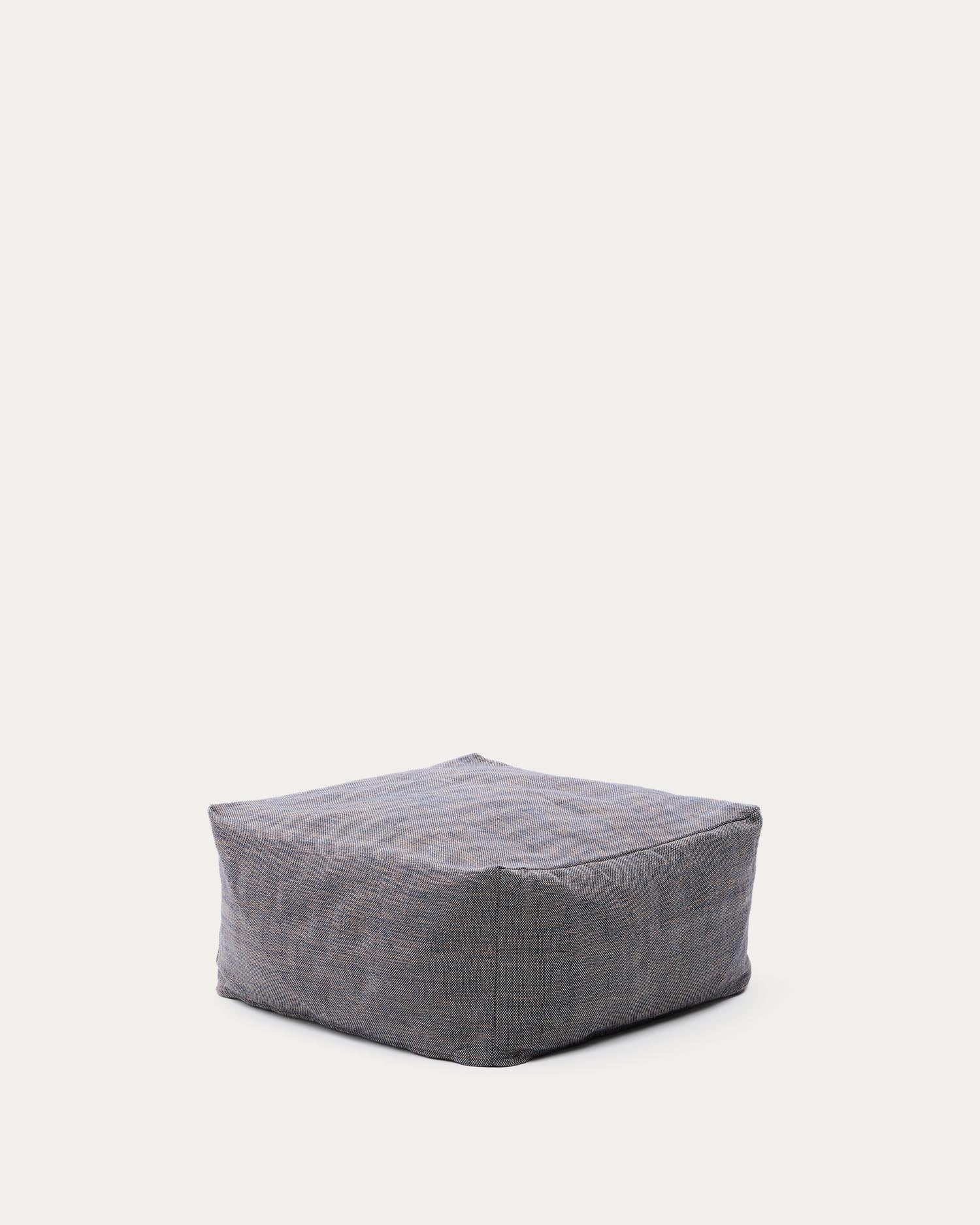 Pouf Vedell 100 % PET dunkelblau 60 x 60 x 30 cm   in Dunkelblau präsentiert im Onlineshop von KAQTU Design AG. Pouf ist von Kave Home