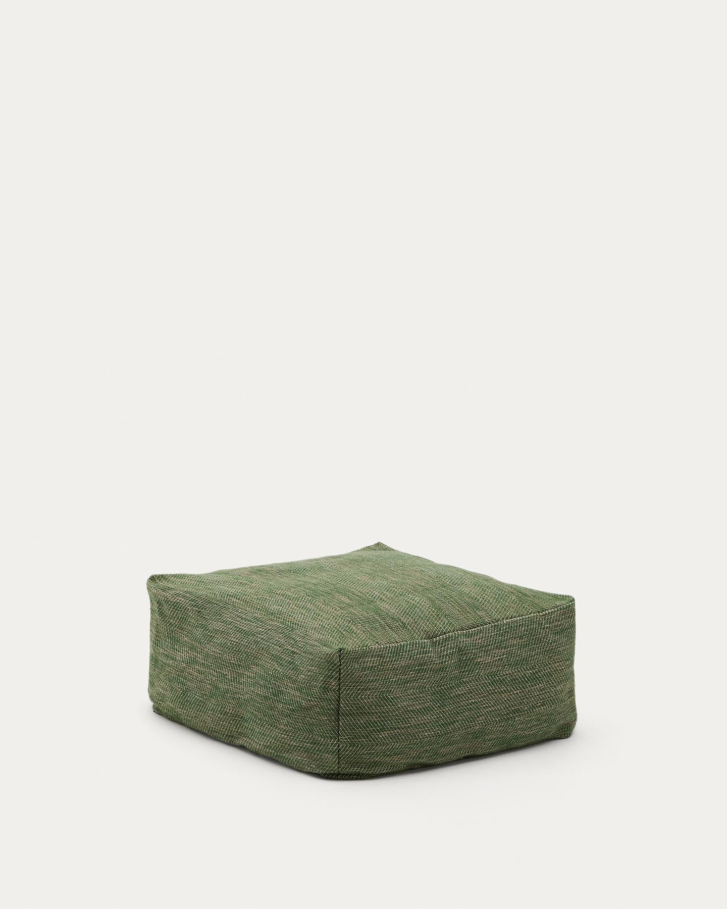 Pouf Vedell 100 % PET grün 60 x 60 x 30 cm in Grün präsentiert im Onlineshop von KAQTU Design AG. Pouf ist von Kave Home