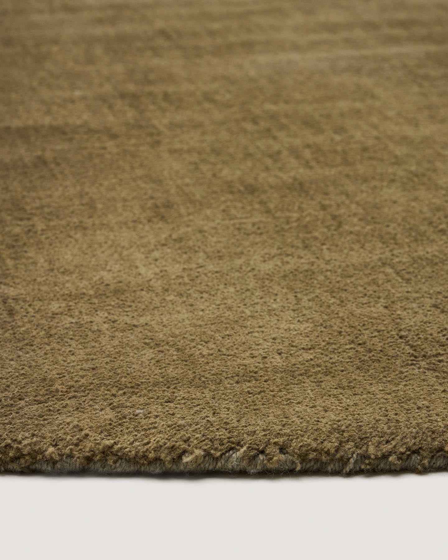 Runder Teppich Empuries, grün, Ø 200 cm in Grün präsentiert im Onlineshop von KAQTU Design AG. Teppich ist von Kave Home