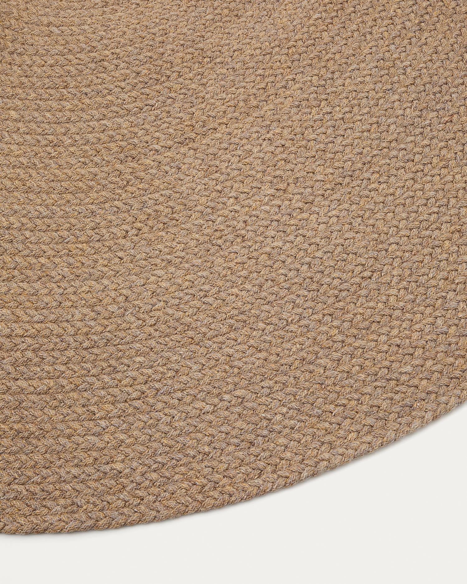 Teppich Despas aus synthetischen Fasern beige Ø150 cm   in Beige präsentiert im Onlineshop von KAQTU Design AG. Teppich ist von Kave Home