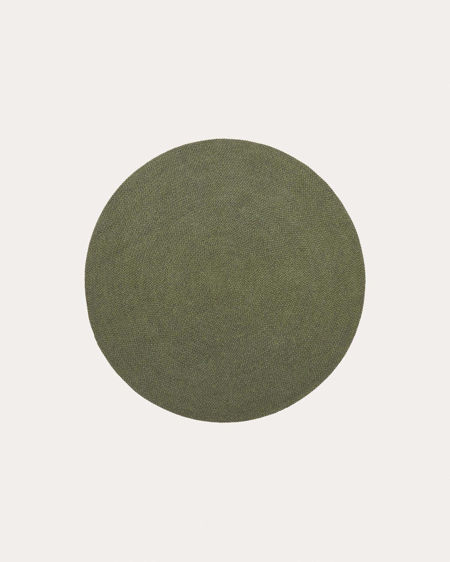 Teppich Despas aus synthetischen Fasern grün Ø150 cm   in Grün präsentiert im Onlineshop von KAQTU Design AG. Teppich ist von Kave Home