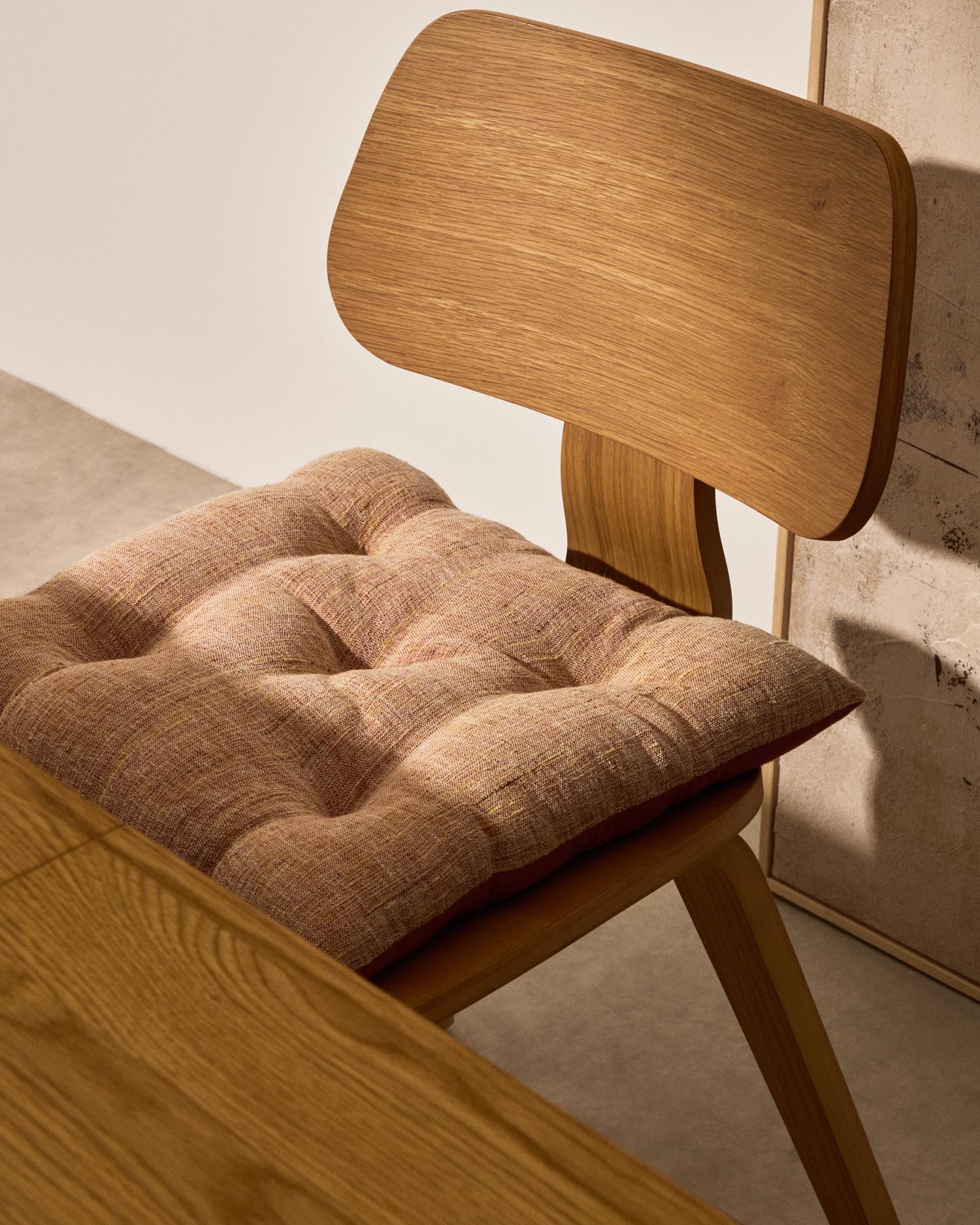 Rosa -colored chair cushion Aren 45 x 45 cm