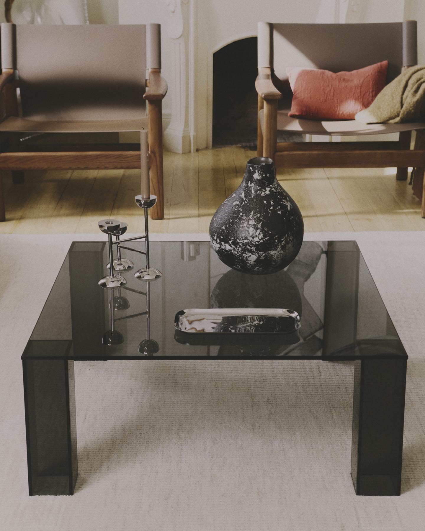 Wollteppich Dalena mit Jacquard-Streifenmuster, beige, 300 x 200 cm in Natur präsentiert im Onlineshop von KAQTU Design AG. Teppich ist von Kave Home